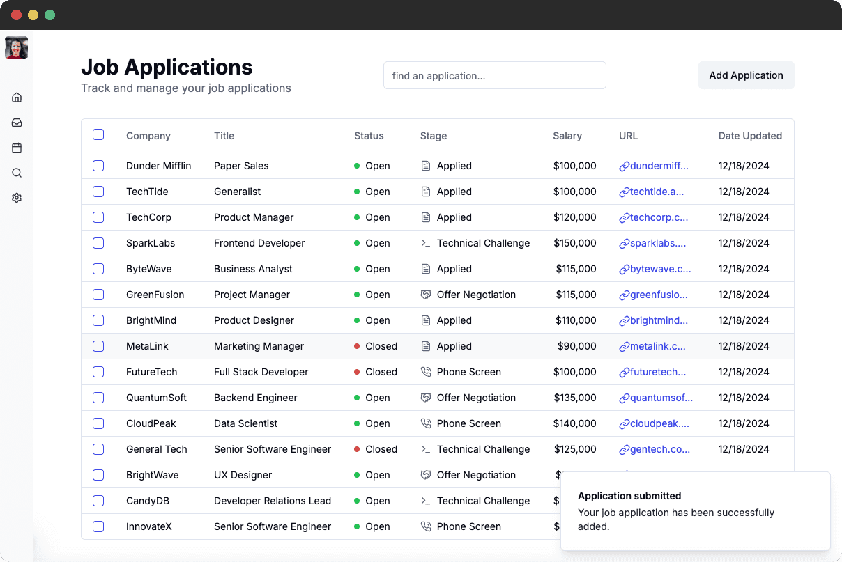 The product screenshot